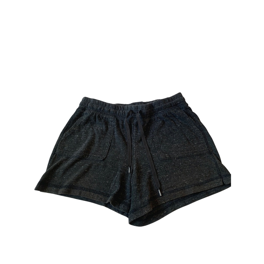 Athletic Works Womens Charcoal Gray Marl Knit Lounge Shorts Size XS 0-2